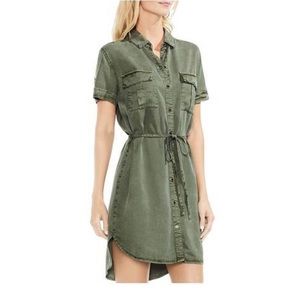 NWT Vince Camuto Tie-Waist Shirt Dress, Size M